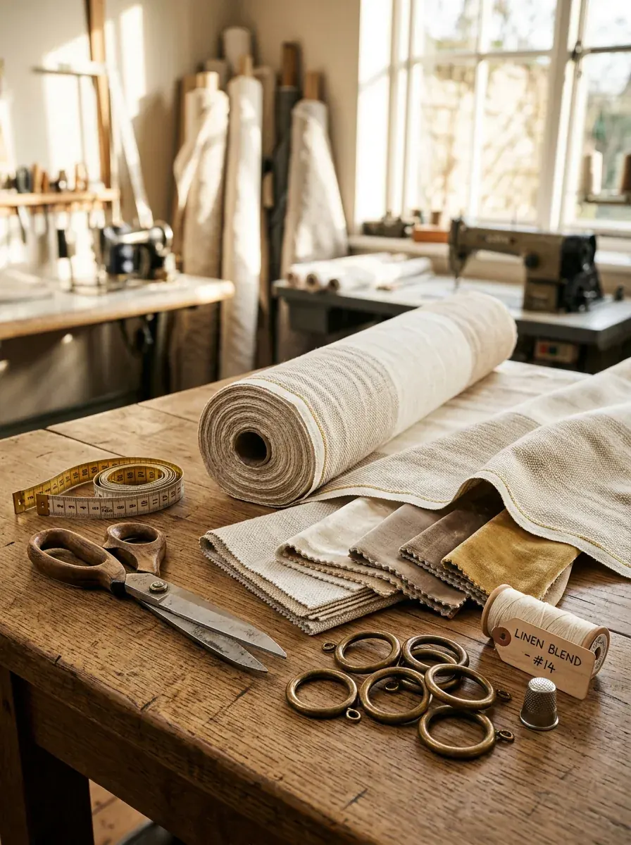 Professional curtain installation in Dubai by Curtain Designs